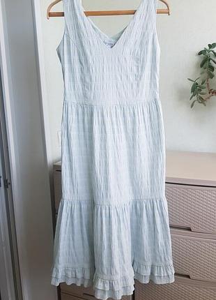 Сарафан миди летнее платье из хлопка promin