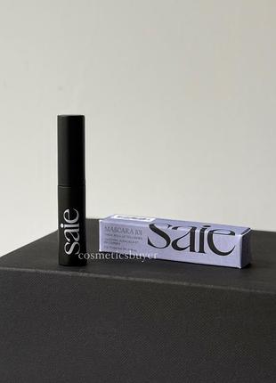 Чорна туш для подовження вій saie mascara 101 lengthening & lifting