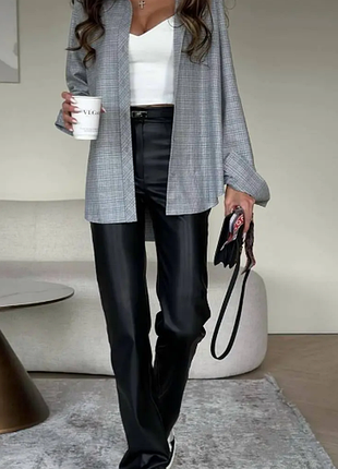 Брюки женские эко кожа матовые s-m; m-l  rin4958-155tве