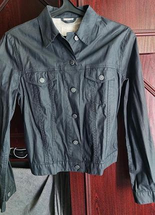 Жакет massimo dutti темно-серого цвета