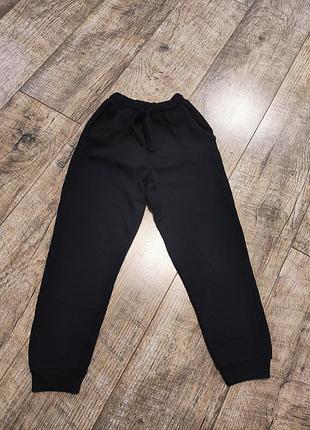 Брюки, джоггеры утепленные, с начесом, sinsay, р. 116-122, 6-7 лет, длина 67см