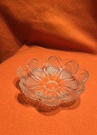 Кришталева ваза для фруктів🍎🍐