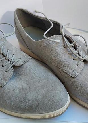 Туфли оксфорды graceland серые
