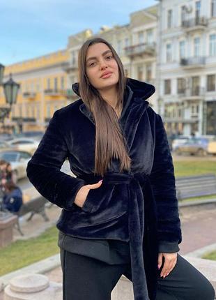 Шубка из экомеха