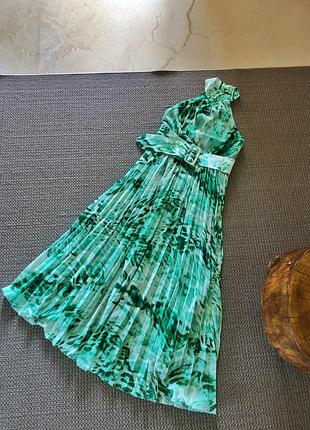 Karen millen довга сукня шифонова шифон шифоновое длинное платье плаття