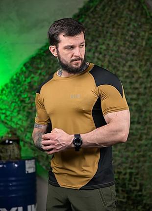 Тактична футболка 5.11 coyot/black