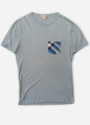 Чоловіча бавовняна футболка aquascutum x barbour з бавовни/повсякденна/для повсякденного носіння/з кишенькою/в клітинку