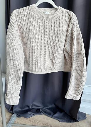 Вʼязаний теплий светр bershka s