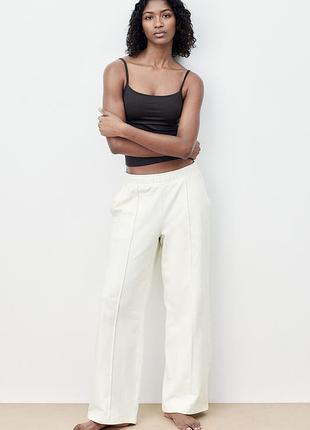 Новые широкие спортивные штаны палаццо h&m. новая колдекция!