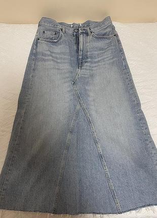 Юбка джинсовая