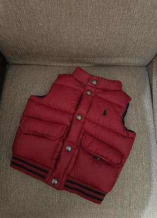 Двусторонний пуховий жилет для ребенка, ralph lauren , оригинал!