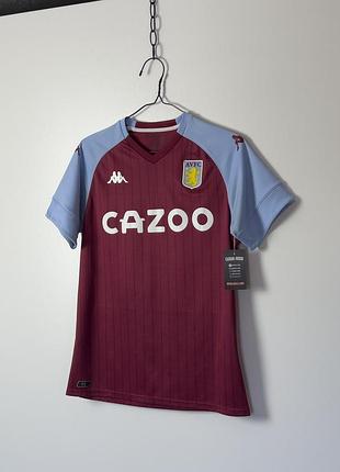 Футболка kappa x aston villa fc 2020/21 football soccer jersey training t-shirt