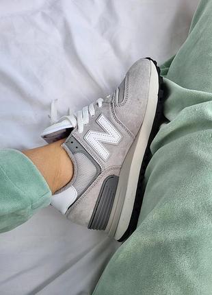 New balance 574 grey thermo. артикул odp-765
