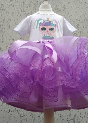 Сукня лол фіолетовий костюм lol4 фото