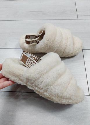Тапочки ugg жіночі р.38eu 24cm натуралки