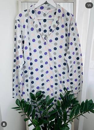 Європа🇪🇺 lounge. котон. фірмова нічна сорочка, домашня сукня/халат