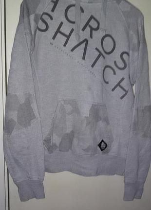 Сross hatch (aнглія)-худі р. 46 (м),сірий колір
