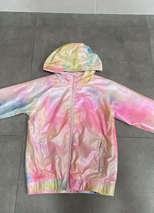 Куртка вітрівка на дівчинку 134 см