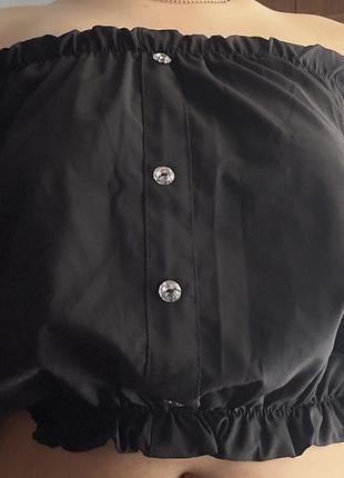 Топ-блуза чорний