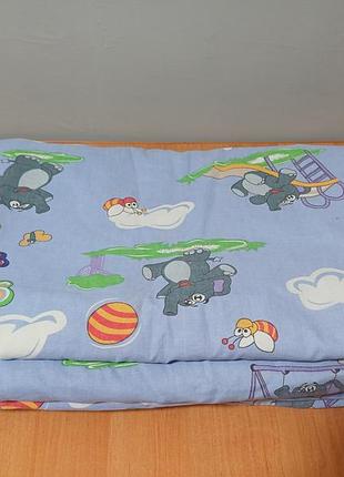 Одеяло с пододеяльником, детское одеяло, теплое одеяло 105×135