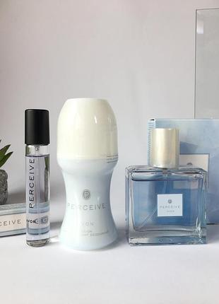 Жіночий набір avon perceive: парфуми 30 мл+10 мл, дезодорант