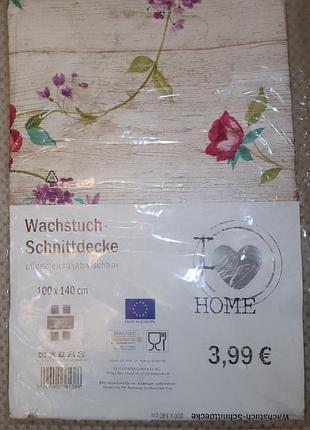 Скатертина з рожевим квітами. 100х140