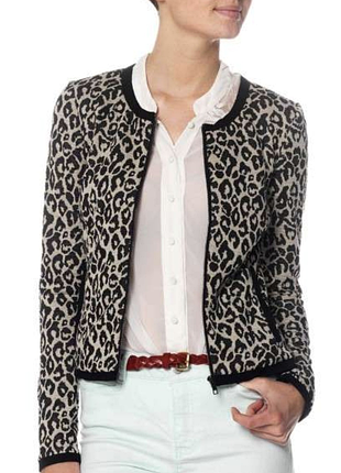 Кофта кардиган пиджак жакет женский леопардовый