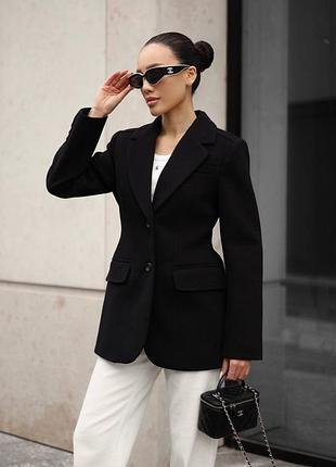 6 цветов! женский кашемировый приталенный пиджак на пуговицах, базовый, классический длинный жакет пальто, деловой, деми, осенний