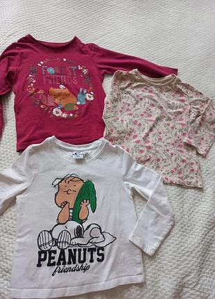 Лот з 3 кофтинок для дівчинки на 3-4роки