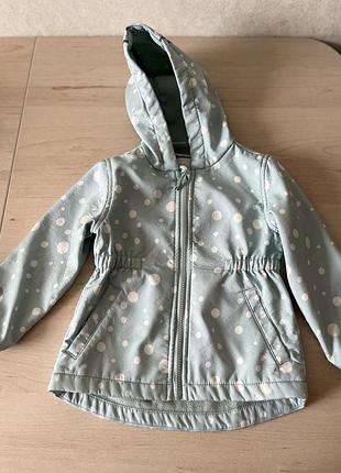 Вітровка утеплена на флісі на дівчинку