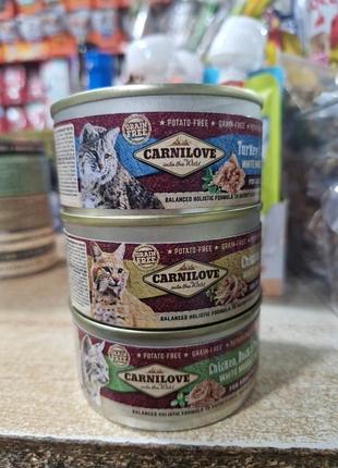 Консерва carnilove для котов консерва карнилав для кошек