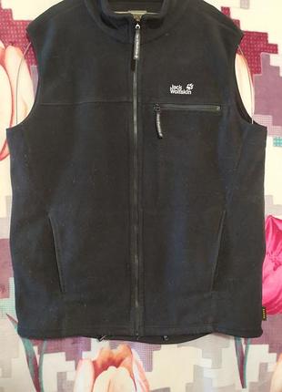 Флисовая безрукавка jack wolfskin 3xl