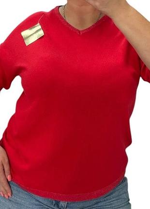 Жіноча повсякденна класична кофта лонгслів американка бавовняна кашемірова тканина бавовна кашемвр