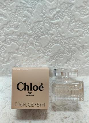 Пробник парфюмированной воды chloé eau de parfum объемом 0.16 fl oz (5 мл).