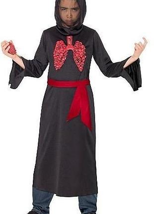 Палач примара призрак привид смерть скелет туніка з капюшоном карнавальна