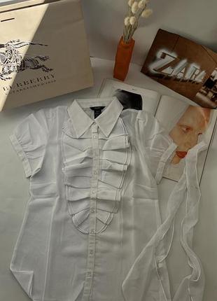 Женская белая блузка 🤍