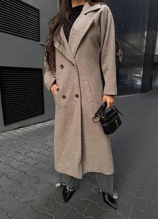 Пальто на подкладке кашемировое