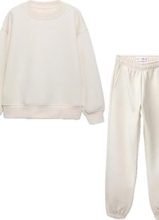 Утеплений спортивний костюм на дівчинку від відомого бренда zara, іспанія.