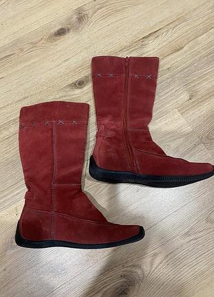 Чоботи натуральна замша