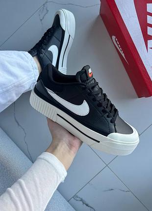 Кроссовки nike court legacy lift black