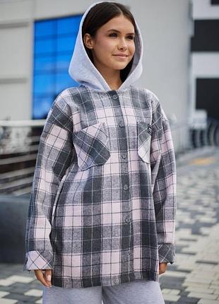 Рубашка теплая на девочку 4 цвета