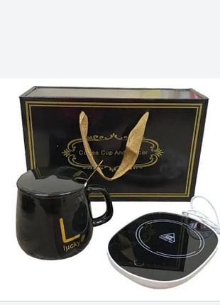 Керамические наборы чашка с подогревом на выбор -акция