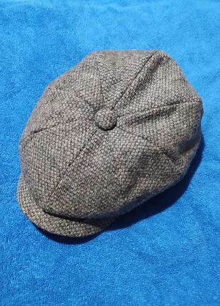 Marks and spencer (m) moon tweed cap кепка 8-клинка