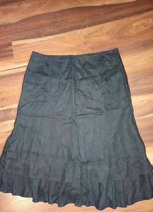 Юбка из льна