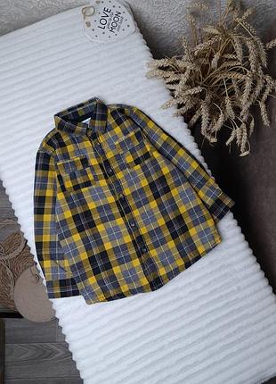 Утеплена сорочка з підкладкою від mayoral  3 роки (98), краще 2-3.