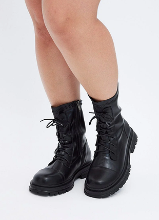 Кожаные сапоги р.36, zara, iспания