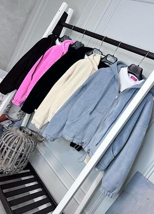 Флисовое худи