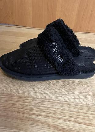 Брендовые качественные теплые тапки.стелька 26см