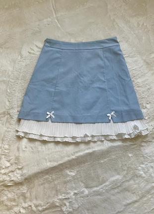 Шикарна спідниця з бантиками fashion