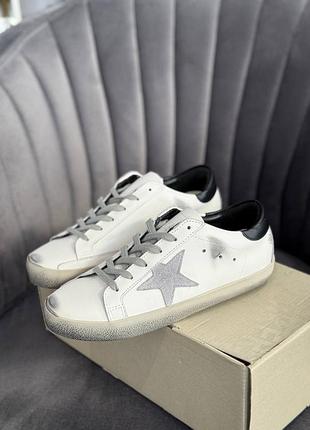 Женские кеды кроссовки голден гус golden goose ggdb звезда потертые стар